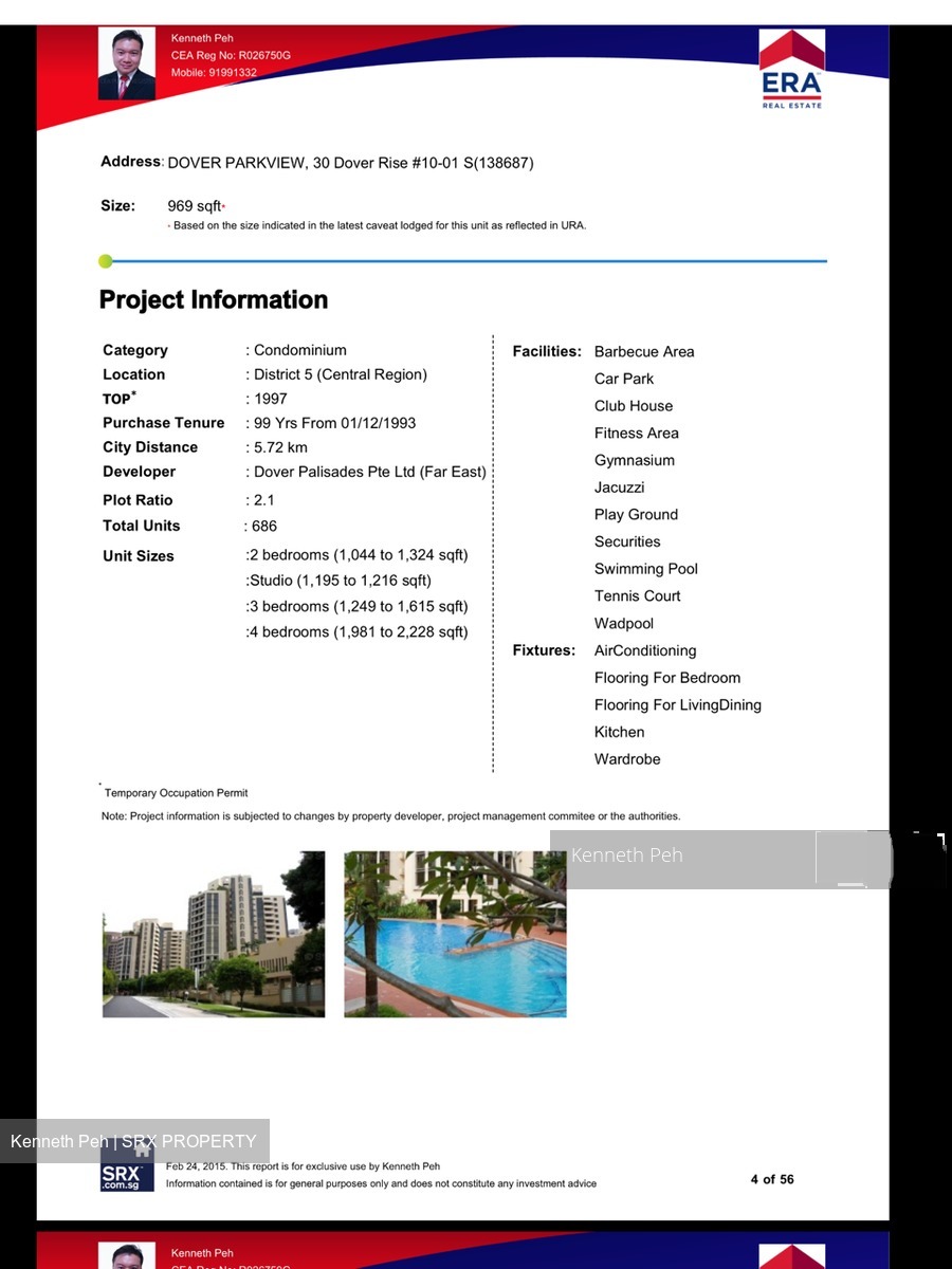 Dover Parkview (D5), Condominium #169830232